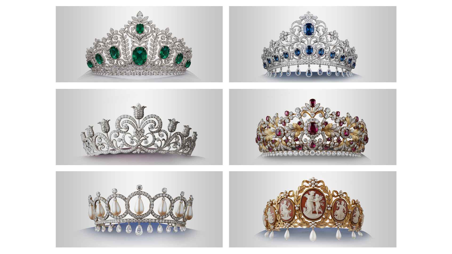 Tiara Royalty: Diamonds and dynasties unite in 10 historic halos of superb craftsmanship